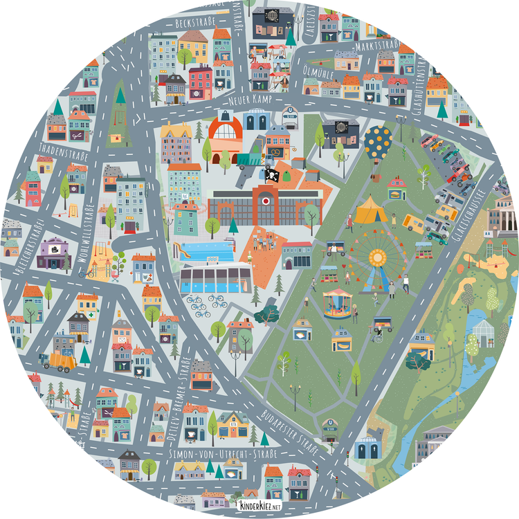 Hamburg St. Pauli Spielteppich