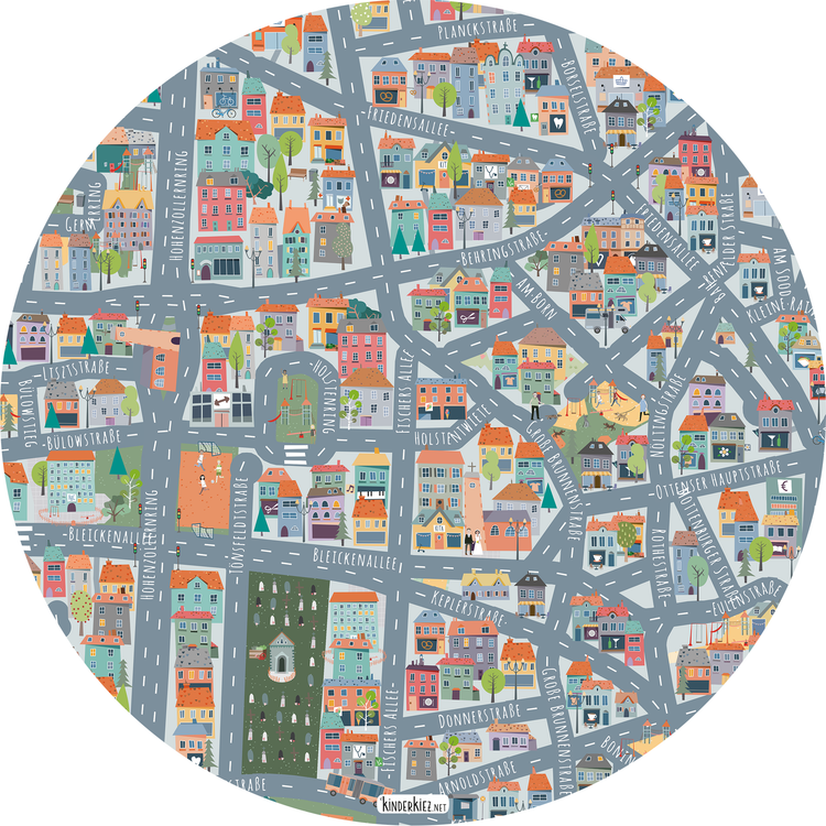 Hamburg Ottensen Spielteppich