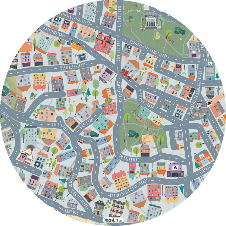 Hamburg Blankenese Spielteppich