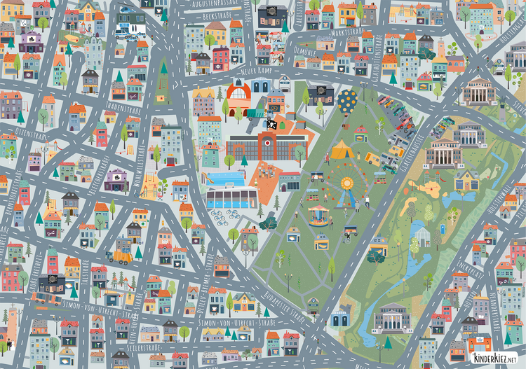 Hamburg St. Pauli Spielteppich