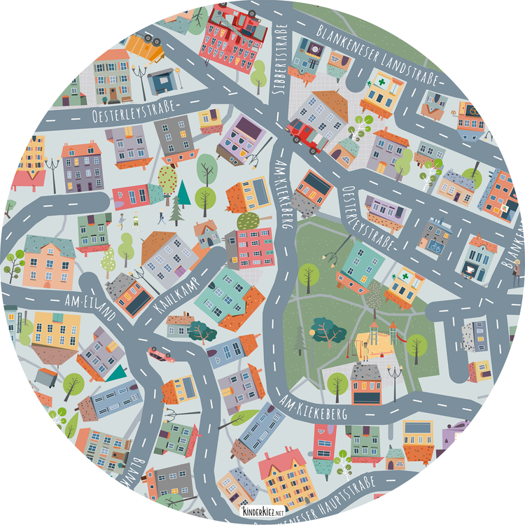 Hamburg Blankenese Spielteppich