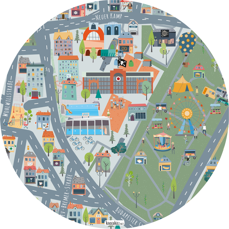 Hamburg St. Pauli Spielteppich