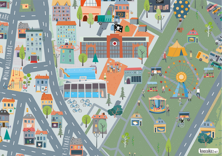 Hamburg St. Pauli Spielteppich