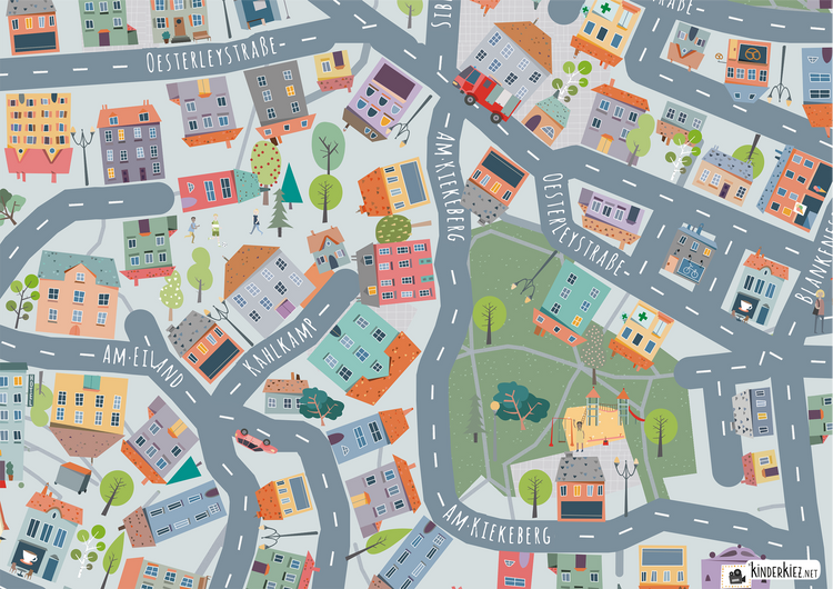 Hamburg Blankenese Spielteppich